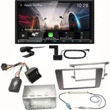 Kenwood DMX8021DABS Android Auto CarPlay Einbauset für Skoda Octavia 2 Yeti 5L