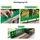ideoon garden 12er Set Taubenspikes Schwarz 5,4m - Effektive Vogelabwehr aus Polycarbonat - 3-reihige Abwehrspikes gegen Tauben, Möwen, Marder, Katzen & Eichhörnchen