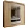 masseno Schwebetürenschrank Lucenza 200 x 216 x 61 cm Braun