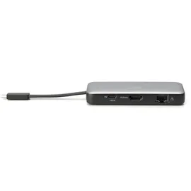 Digitus Docking USB-C->HDMI,USB3.2,RJ45,SD,MicroSD,PD silber (DA-70916)