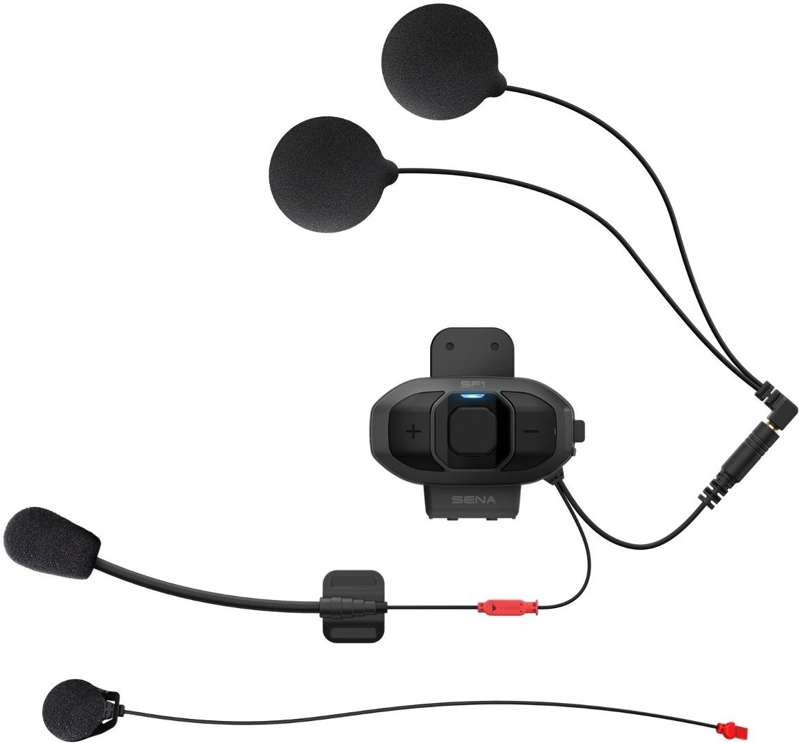 Sena SF1 Bluetooth communicatie systeem één Pack, zwart, Eén maat