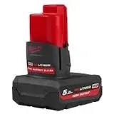 Milwaukee M12HB5 Akku wiederaufladbar