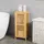 kleankin Badschrank Badezimmerschrank 30 x 70 x 19,9 cm Braun