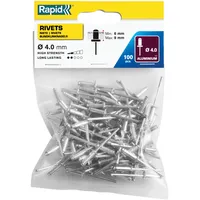 Rapid Blindnieten Ø 4 x 12 mm 100 Stück