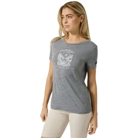 super.natural Summer Break Tee grau/weiß L