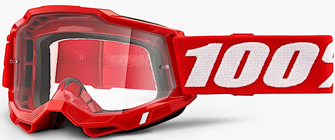 100% Accuri II Essential Motorcross bril, rood