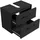 Badplaats Waschbeckenunterschrank Florence 60 x 50 cm Schwarz Matt