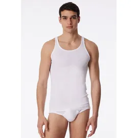 SCHIESSER Unterhemd Classics Feinripp Shirt 0/0 Arm 005120/100, Weiß,