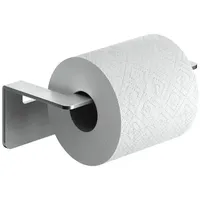 WEISSENSTEIN Toilettenpapierhalter Edelstahl ohne Bohren - WC-Rollenhalter selbstklebend -