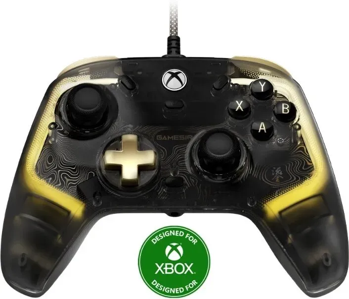 GameSir Kaleid Flux enhanced kabelgebundener Controller für Xbox, RGB-Beleuchtung und Hall-Effekt-Joystick, kompatibel mit Xbox Series X|S, Xbox One, Windows 10/11 PC