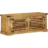 VidaXL Schuhbank 110x38x45 cm Raues Mangoholz