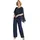 Swing Jumpsuit mit Rundhalsausschnitt, Marine, 38
