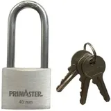 Primaster Vorhängeschloss Aluminium 89 mm mit hohem Bügel