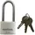 Primaster Vorhängeschloss Aluminium 89 mm mit hohem Bügel