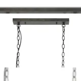 KAWOLA VIANA 1-flg. 60 cm Metall schwarz