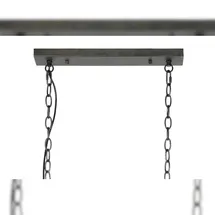 KAWOLA VIANA 1-flg. 60 cm Metall schwarz