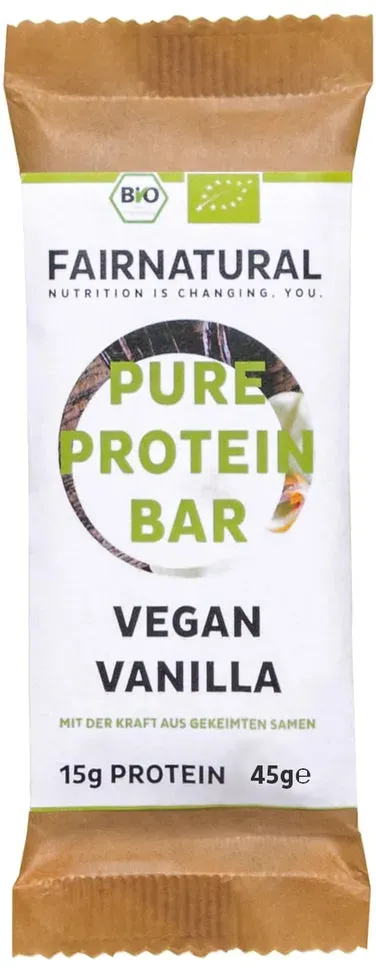 Bio Vegan Proteinriegel Vanille Einzelriegel