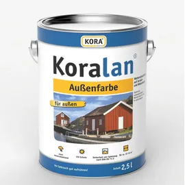 Koralan KORA Koralan Wetterschutzfarbe Weiß 2,5 l