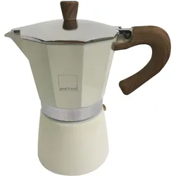 Espressokocher »Venezia«, Induktion, cremefarben, 26345850-0 cremefarben 3 Tassen