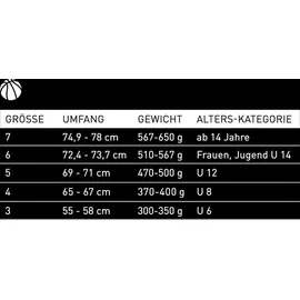 Spalding Basketball Slam Dunk Black White Rubber