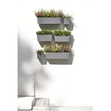 Ecopots Manhattan Wall 35 x 17,4 x 15 cm Grau