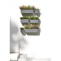 Ecopots Manhattan Wall 35 x 17,4 x 15 cm Grau