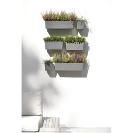 Ecopots Manhattan Wall 35 x 17,4 x 15 cm Grau