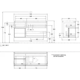 Villeroy & Boch Finion G70, 1200x603x501mm