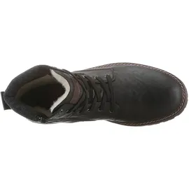 Rieker Schnürstiefel Herren Schwarz/Braun 40