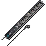Brennenstuhl Primera-Tec 19500A, 7-fach, 2m, schwarz 1153300477