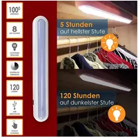 @tec LED Unterbauleuchte Küchenlampe Schrankleuchte Lichtleiste Küche Schrank dimmbar,