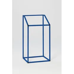 PROREGAL Robuster Müllsackhalter aus Vierkantrohren | für 240 Liter, HxBxT 119x63x54cm | Stahl | Blau | Mülleimer Abfalleimer Müllkorb