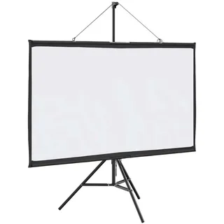 vidaXL Beamer Leinwand mit Stativ 72 Zoll 16:9 vidaXL