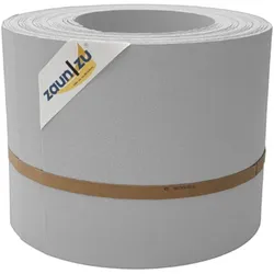 zaun|zu® Sichtschutzstreifen PP Sichtschutzstreifen Doppelstabzaun Lichtgrau,10x 2,55m