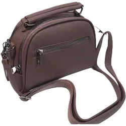 WOWZILLA Damen Handtasche wasserabweisende Umhängetasche modische Ausgeh-Tasche Alt-Rosa - One-Size