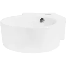 luxebath Eckwaschbecken Rund 45 x 36 cm