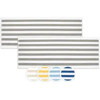 ZOLLNER Strandtuch,, Graubraun, Textil, 70x180 cm Baumwolle 400 g/qm