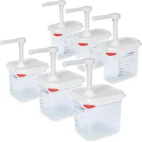 BRB-Lagertechnik 2x 3 Pumpspender, 3x Pumpspender 1,5 Liter +