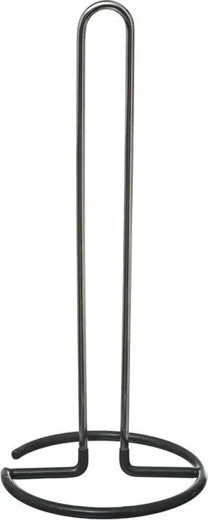 Grauer Metall- und PVC-Papierhalter