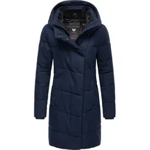 Ragwear Wintermantel "Pavla Coat", Damen, Gr. XXXL(46), blau (navy), Obermaterial: 100% Polyester. Innenfutter: 100% Polyester. Wattierung: 100% Polyester, tailliert ca.