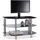 Relaxdays TV-Rack 800 mm Schwarzglas