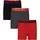 Under Armour Jungen Boxershorts TECH-SOLID 3 Pack UWSHJ04F-989 160-170 - Black/Red - 160-170