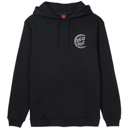 Kapuzensweatshirt SANTA CRUZ "CRESCENT BONE HAND HOOD", Herren, Gr. M, schwarz, Obermaterial: 80% Baumwolle, 20% Polyester, sportlich, Sweatshirts