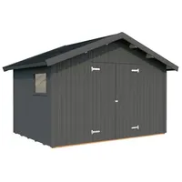 Palmako Gerätehaus Nils 8,2 m2 - 16 mm dunkelgrau