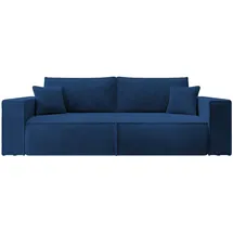 Selsey Schlafsofa mit BettzeugbehŠlter 257 cm in dunkelblau - Dunkelblau