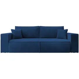 Selsey Schlafsofa mit BettzeugbehŠlter 257 cm in dunkelblau - Dunkelblau