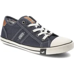Dunkelblaue Turnschuhe Mustang Sportliche Damenschuhe, 38