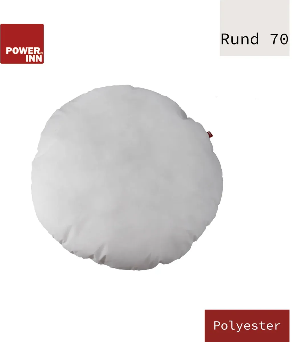 POWER INN® Innenkissen Polyester | Rund 70 cm