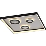 Paul Neuhaus LED-Deckenleuchte 6856-18 schwarz, 32 W, 4000 lm, CCT, Fernbedienung