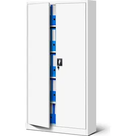 Jan Nowak C001H Aktenschrank 90 x 40 x 195 cm Weiß